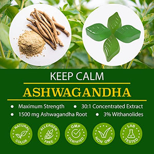 Ashwagandha Gummies Maximum Strength 1500mg - Relax, Uplift Energy Chew - Sleep Support, Immune Health, Calm Mood, Contains Withanolides, Vegan, Plant Based, Non-GMO, Gluten-Free