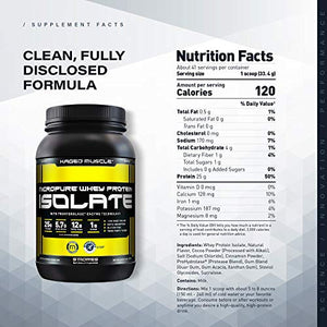 Whey Protein Powder, Kaged Muscle 100% Whey Protein Isolate Powder for Post Workout Recovery & Muscle-Building, Whey Isolate Protein Powder, Amazing Taste, Made with Natural Flavors, S'Mores, 3lbs