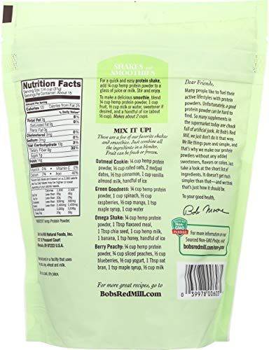 Bob's Red Mill Hemp Protein Powder, 16-ounces