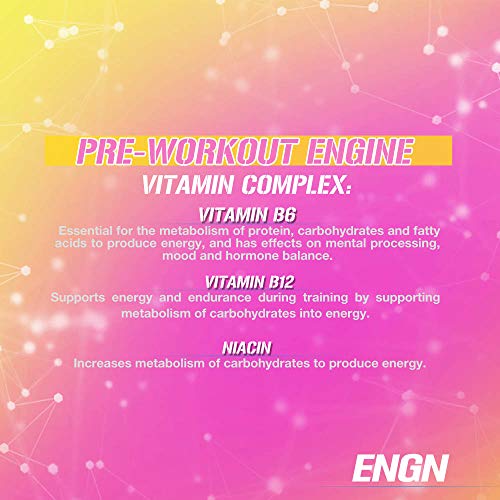 Evlution Nutrition ENGN Pre-Workout, Pikatropin-Free, 30 Servings, Intense Pre-Workout Powder for Increased Energy, Power, and Focus (Pink Lemonade)