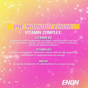 Evlution Nutrition ENGN Pre-Workout, Pikatropin-Free, 30 Servings, Intense Pre-Workout Powder for Increased Energy, Power, and Focus (Pink Lemonade)