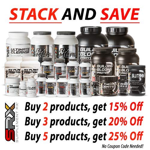 Supplement Rx (SRX) - Building Blocks Protein Creamy Vanilla 4 lbs, Whey Protein Powder Concentrate, Whey Protein Isolate, Egg White Protein Powder, Weight Loss, Gluten Free, Protein Shake Powder