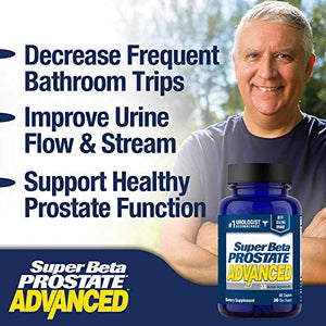 Super Beta Prostate Advanced Supplement for Men - Reduce Bathroom Trips Day & Night, Support Healthy Prostate + Ruby Reds Fruit & Vegetable Superfood Powder for Energy, Immune Support & Overall Health