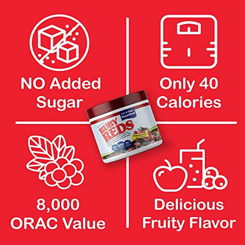 Super Beta Prostate Advanced Supplement for Men - Reduce Bathroom Trips Day & Night, Support Healthy Prostate + Ruby Reds Fruit & Vegetable Superfood Powder for Energy, Immune Support & Overall Health