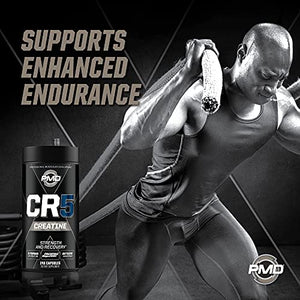 PMD Sports CR5 Professional Creatine Complex - Improved Recovery, Reduce Soreness, Lean Muscle Mass Gainer - Power 5 Creatine Blend for Strength, Endurance, and Recovery (240 Creatine Capsules)