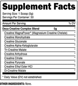 XPI Decacor Creatine (50 Serv) - 10 Creatine Blend