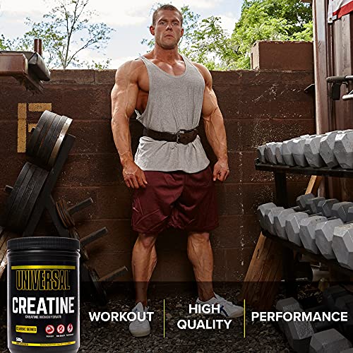 Universal Nutrition Creatine, 500-gram, Powder, Unflavored, 1.1 Pound (Pack of 1) (FID2158_1)