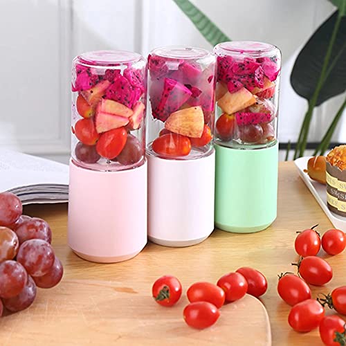 280mL Electric Juicer Lemon Juice Extractor USB Rechargeable Portable Mini Food Blender Juice Maker Mixer Machine Quick Juicing (280ml White)