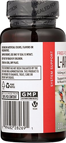 Whole Foods Market, L-Arginine 500mg, 100 ct