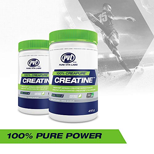 PVL Essentials 100% Pure Pharmaceutical Grade Creapure Creatine, 410 g