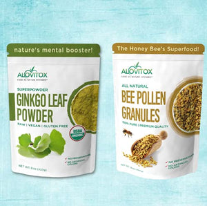 Alovitox Bee Pollen Granules | 100% Pure, Fresh Natural Raw Bee Pollen | Superfood Packed with Antioxidant, Protein, Vitamin & More | Bee Friendly Nutritional Yeast, Gluten Free 16 Oz