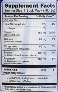 Amino VITAL Rapid Recovery- BCAAs Amino Acid Post Workout Powder Packets | Muscle Recovery Drink with Glutamine | Vegan, Gluten Free Supplement | 14 Single Serve BCAA Travel Packets | Blueberry Flavor