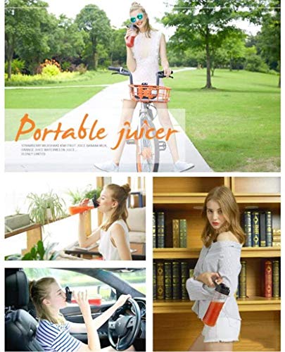FSGHJJKN Juicer, Wide Feed Chute, Masticating Slow Juicer for Wheatgrass, Fruits & Vegetables Portable Juicer Small Multi-function Mixer