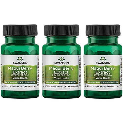Swanson Maquibright 60 Milligrams 30 Veg Capsules (3 Pack)