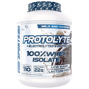 VMI Sports | ProtoLyte Whey Isolate Protein Powder | Low Calorie Whey Protein Powder for Weight Loss | Protein Powder for Muscle Gain | Digestive Enzymes | Non-GMO (Milk and Cookies, 4.6 Pounds)