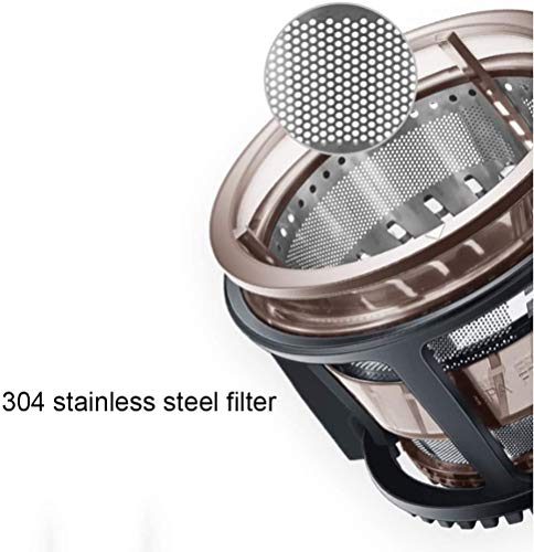 wan QIN Juicer Machines, Slow Masticating Juicer Extractor, Cold Press Juicer, Easy to Clean Brush & Quiet Motor for Vegetables&Fruits, 3.15inch Wide Chute,1L