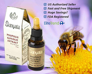 Bee Propolis - Glycolic - Green Brazilian Propolis by Sunyata (GOLD) - 25 X 30 ml