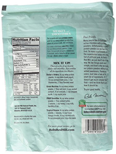 Bob's Red Mill Whey Protein Concentrate, 12-Ounce Bags (Pack of 4)