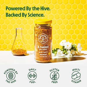 BEEKEEPER'S NATURALS Bee Pollen - 100% Raw Bee Pollen Granules, Natural Preserved Enzymes, Source of Vitamin B, Minerals, Amino Acids & Protein - Paleo & Keto Friendly, Gluten Free (5.2 oz)