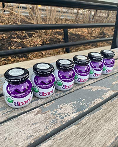 Bberri Extract (Maqui Berry 100% Organic) Pack of 6 x 2.5 fl oz