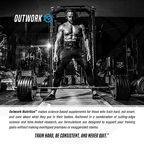 Outwork Nutrition Pre-Workout Supplement with Nootropics - Energy & Mental Focus for Better Workouts - Backed by Science (Tropical Candy, 226 Grams)