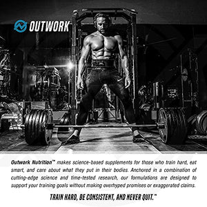 Outwork Nutrition Pre-Workout Supplement with Nootropics - Energy & Mental Focus for Better Workouts - Backed by Science (Rocket Pop, 226 Grams)