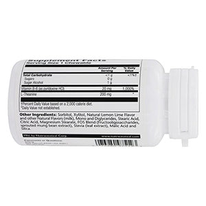 LTheanine Antistress Formula Natural SugarFree LemonLime (30 Chewables)