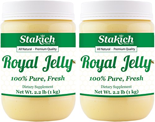 Stakich Fresh Royal Jelly - Pure, Natural, No Additives - 2 Kilograms (4.4 Pounds)