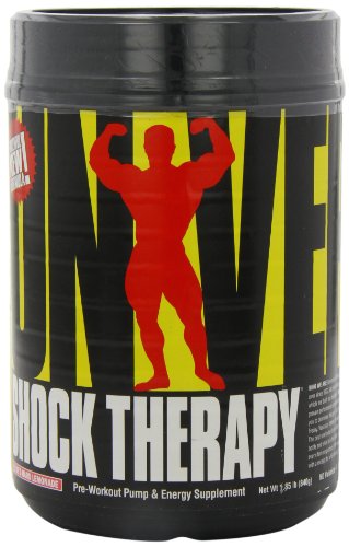 Universal Nutrition Shock Therapy Pre-Workout Pump & Energy Supplement, with BCAA complex, Creatine, and Electrolytes - Pink Lemonade - 42 Servings