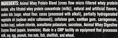 Animal Whey Isolate Whey Protein Powder, Isolate Loaded for Post Workout and Recovery, Cookies & Cream, Cookies & Cream, 4 Pound, 64 Oz