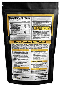 The Best Pre Workout Ever All Natural Nootropic Preworkout Powder - Clean Energy Boost Focus & Strength - Muscle Builder Supplement for Men & Women - Keto Friendly Plant Based & Electric Lemonade…