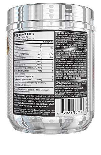 Pre Workout | Six Star PreWorkout Explosion | Pre Workout Powder for Men & Women | PreWorkout Energy Powder Drink Mix | Sports Nutrition Pre-Workout Products | Fruit Punch (30 Servings)