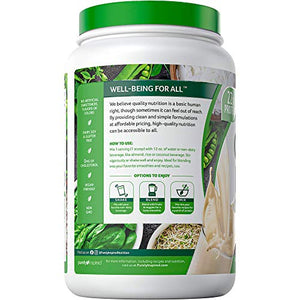 Plant Based Protein Powder | Purely Inspired Organic Protein Powder | Vegan Protein Powder for Women & Men | 22g of Plant Protein | Pea Protein Powder | Vanilla Protein Powder, 1.5 lb (17 Servings)