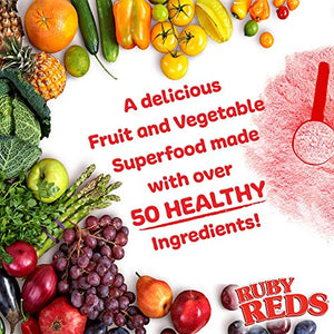 Super Beta Prostate Advanced Supplement for Men - Reduce Bathroom Trips Day & Night, Support Healthy Prostate + Ruby Reds Fruit & Vegetable Superfood Powder for Energy, Immune Support & Overall Health