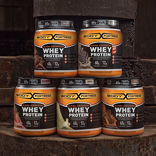 Body Fortress Super Advanced Whey Protein Powder, Chocolate Peanut Butter Flavored, Gluten Free, 2 Lb