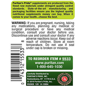 Puritan's Pride Odorless Garlic 1000 Mg, 500 Total Count (2 Pack of 250 Count Softgels), by Puritan's Pride, 500 Count