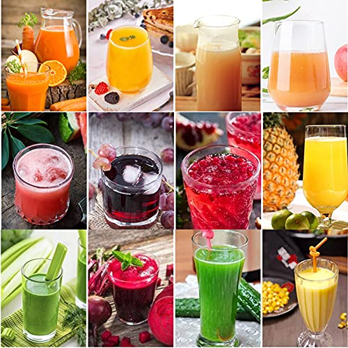 Slow Juicer Machines Vegetable And Fruit Masticating Juicer With Big Wide 80mm Chute, Cold Pressed Juicer Machine Easy To Clean (Color : Gold)