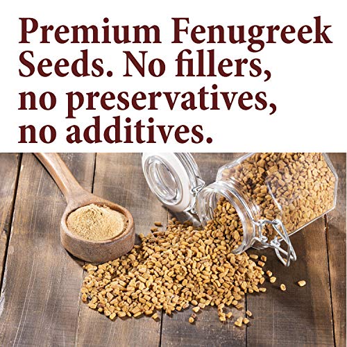The Spice Way Fenugreek Seeds - Whole ( 8 oz ) great for Indian curry seasoning