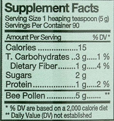 YS Bee Farms, Bee Pollen Organic, 16 Ounce