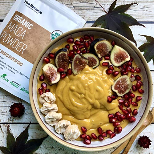 The Reserve Organic Maca Powder and Peruvian Maca Root Powder for an Endurance Booster, Mood, and Stress (3.5 oz)