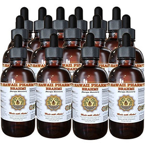 Brahmi Liquid Extract, Brahmi Liquid (Bacopa Monnieri) Tincture Supplement 15x4 oz