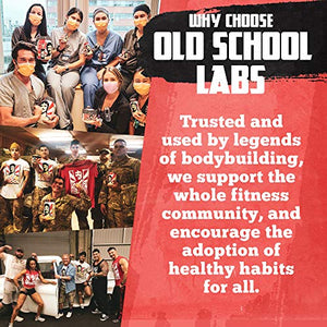 OLD SCHOOL VINTAGE BLAST – All Natural Pre-Workout Powder, Smooth Energy, NO2 Pumps, Training Endurance, D-Aspartic Acid, Citrulline, Beta Alanine, Carnitine, Vit C, Blueberry Lemonade, Vegan, Non-GMO
