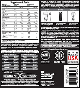 Body Fortress Super Advanced Whey Protein Powder, Gluten Free, Chocolate, 2 lbs