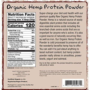 NOW Natural Foods, Certified Organic Hemp Protein Powder, Essential Fatty Acids, Source of Protein, Fiber and Iron, From Raw Hemp Seeds, 12-Ounce (Packaging May Vary)