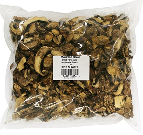 Mushroom House Dried Portobello Mushroom Slices, 1 Lb