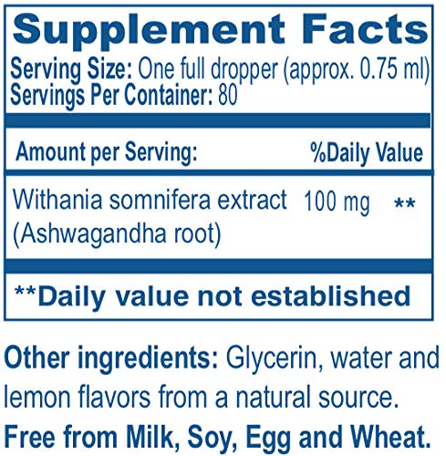 Ayush Herbs Ashwagandha Drops, Powerful Cognitive, Adrenal, Immune System, and Full-Body Support, All-Natural Ayurvedic Herbal Supplement, Doctor-Formulated, 2 Ounces