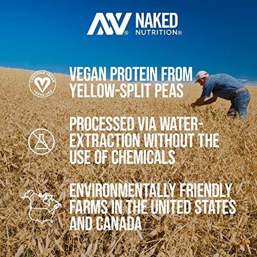 5LB 100% Pea Protein Powder from North American Farms - Vegan Pea Protein Isolate - Plant Protein Powder, Easy to Digest - Speeds Muscle Recovery