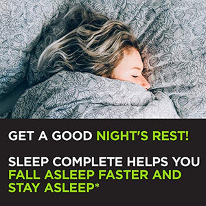 DaVinci Laboratories Sleep Complete, 60 Veggie Capsules - Non GMO Sleeping Support Aid with Melatonin, GABA, Ashwagandha and Lemon Balm