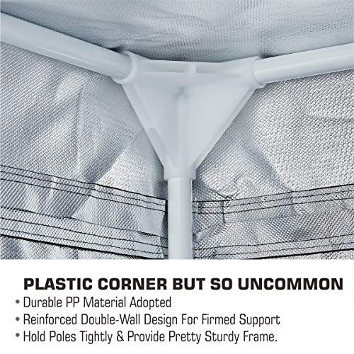 TopoLite 36"x20"x63" Indoor Grow Tent Hydroponic Growing Dark Room w/Plastic Corner (36"x20"x63")
