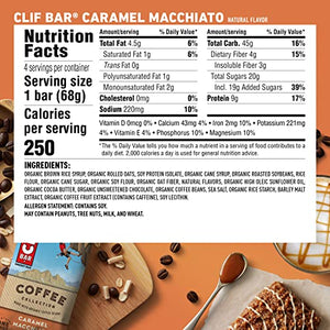 CLIF BARS with 1 Shot of Espresso - Energy Bars - Coffee Collection Variety Pack - 65 mgs of Caffeine Per Bar - Made with Organic Oats - Plant Based Food- Kosher (2.4 Ounce Breakfast Bars, 15 Count)